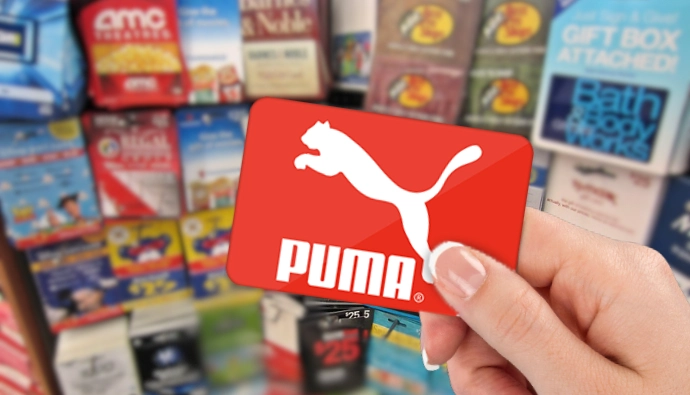 sell puma gift card online for cash